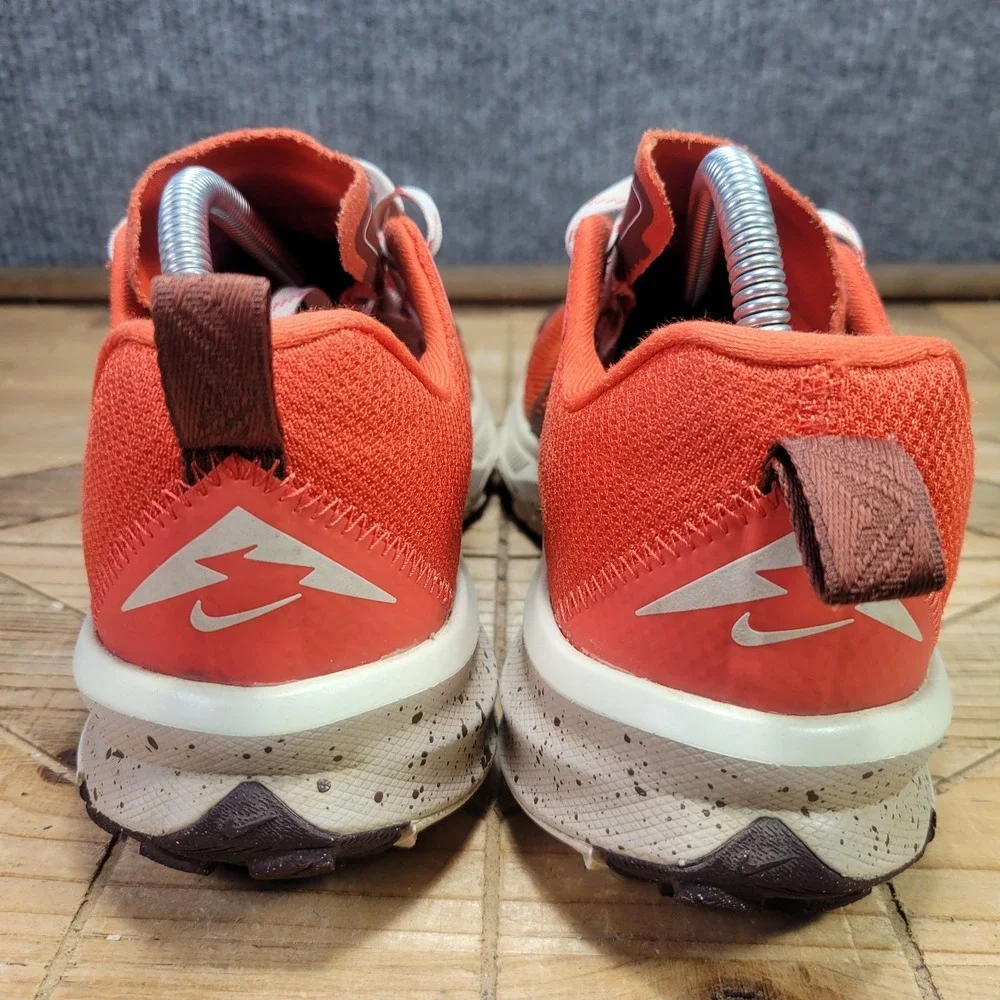 Nike Terra Kiger 9 Shoes Mens Sz 8 Orange Trail Running React Grip DR2693-600